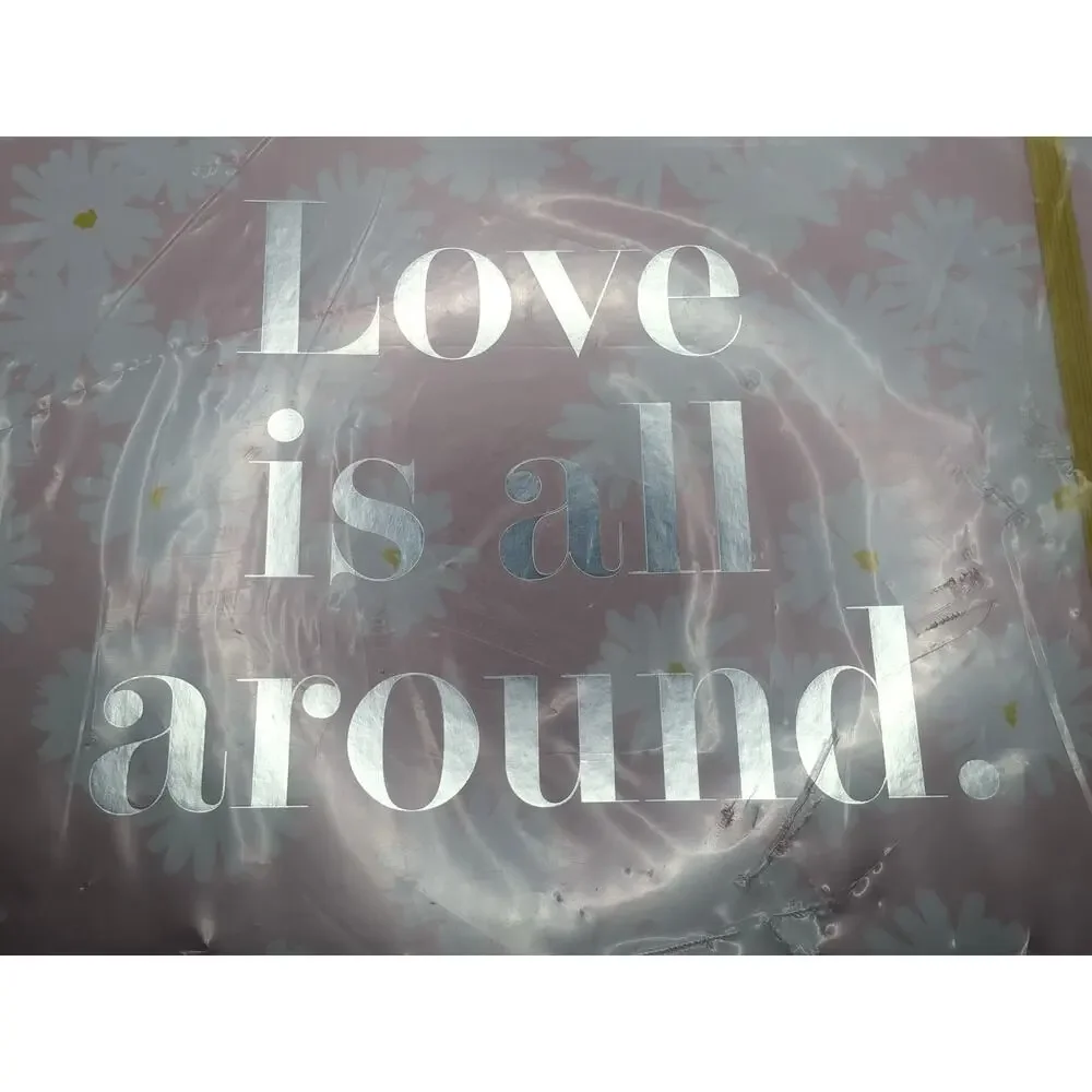 KATE SPADE Bridal Planner Love Is All Around Pink Daisy Floral 3 Ring Binder